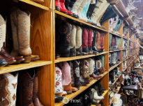 Racks of Cowboy Boots