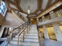 Staircase to Frost Bank Lobby