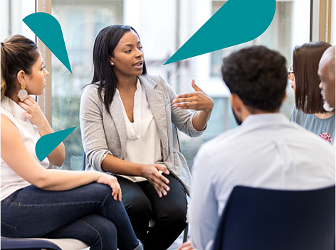 Image of office meeting