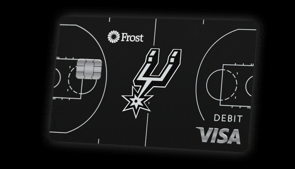 Image of Spurs debit card