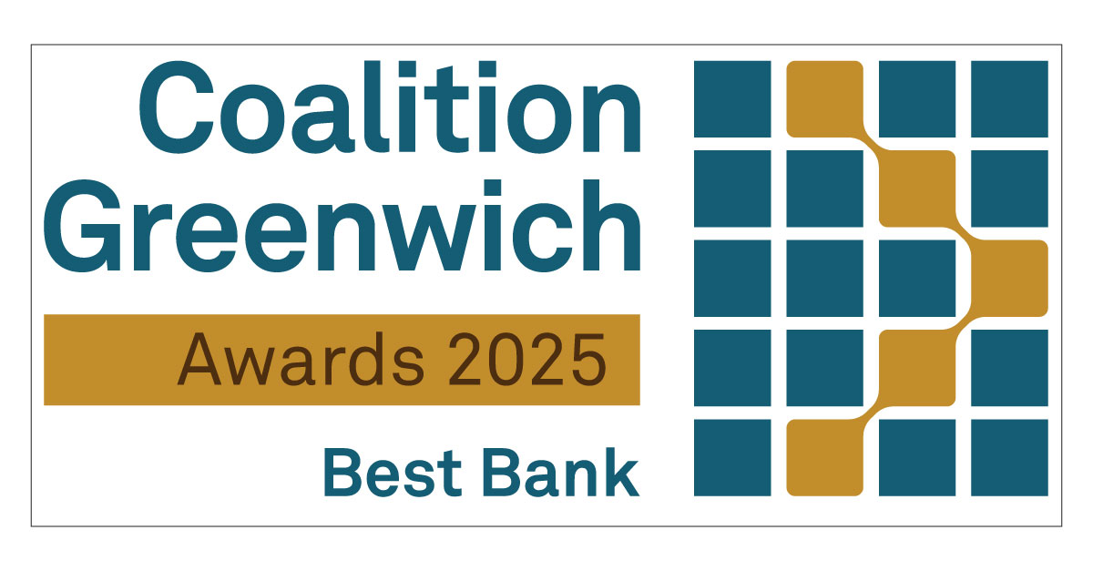 Image of Coalition Greenwich Best Bank Award 2025