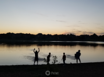 Evening Fun at the Lake