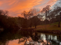 Sunset On the Comal River