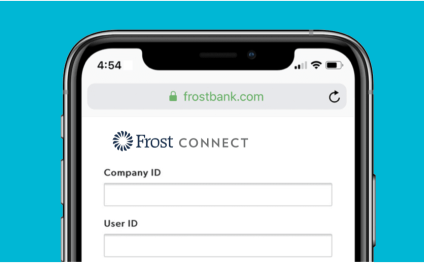 Image of Frost Connect on mobile phone